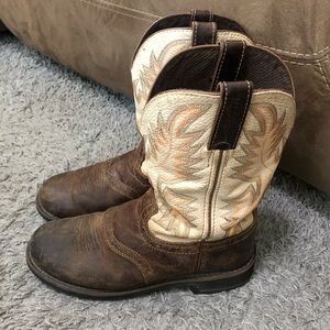 Justin work boots men’s 9.5